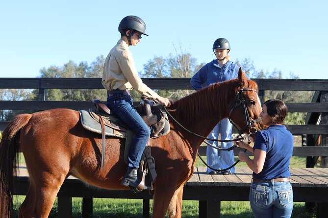 1 Hour Guided Horseback Trail Ride Rock Springs Run State Reserve - Why beginners seem to do well here