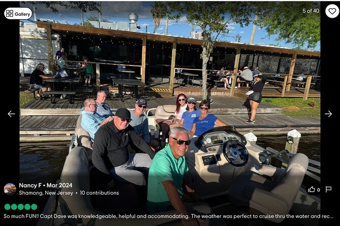 1 Hour Scenic Pontoon Day Cruise - Meeting at Briscoe’s Ride Center