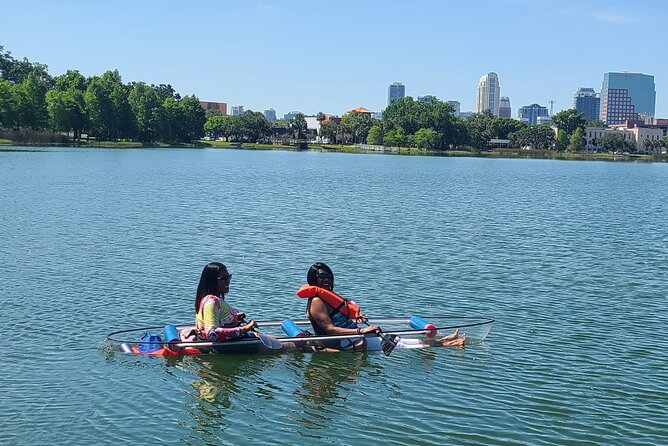 2-Hour Clear Kayak and Paddleboard(SUP) Rental in Orlando - The front lake and its downtown view