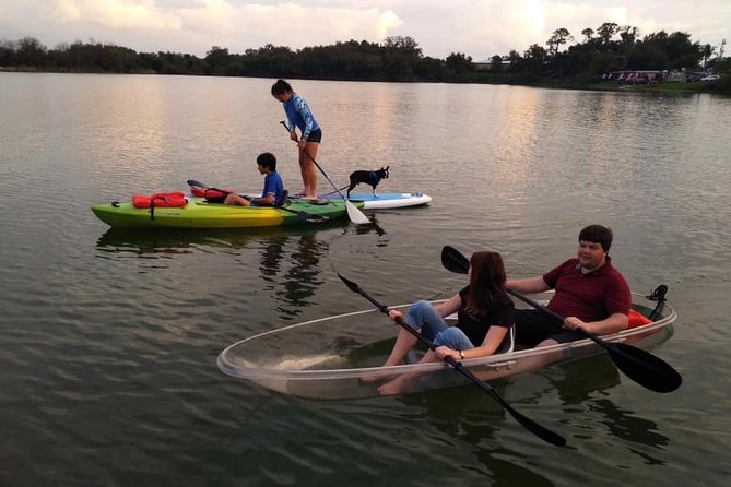 2-Hour Clear Kayak and Paddleboard(SUP) Rental in Orlando - The middle lake feels more natural
