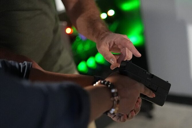Basic Drill: Introductory Indoor Tactical Experience Orlando - Practicing holster draws, angled shots, and movement