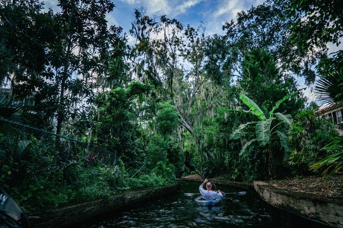 Clear Kayak Sunset Tour through The Winter Park Chain of Lakes - Paddling through the Venetian-style canals