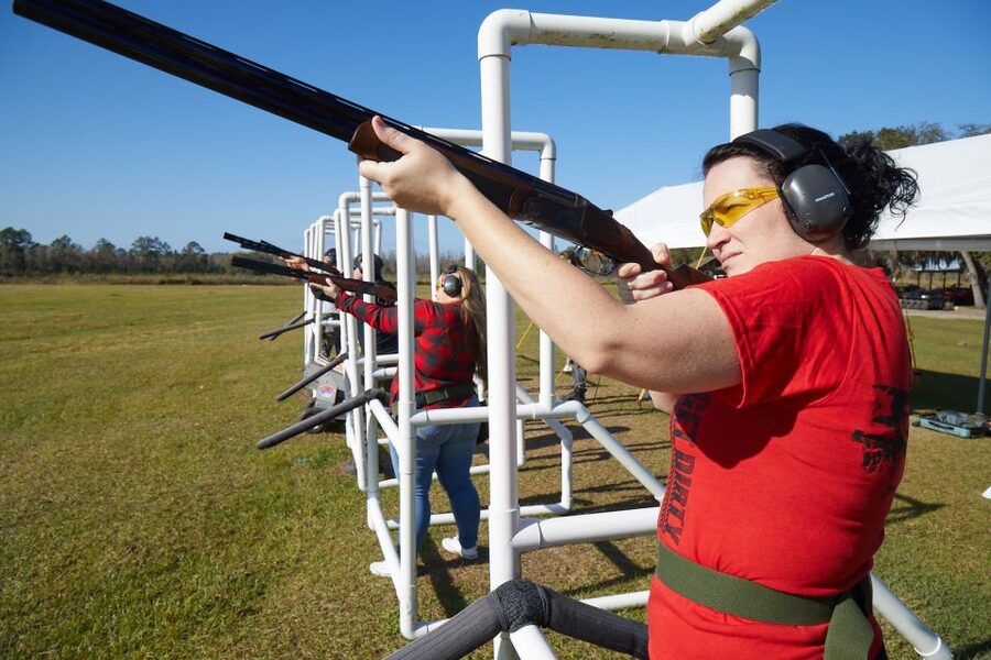 Clermont: Clay Shooting Experience - Learning to read a flying clay target