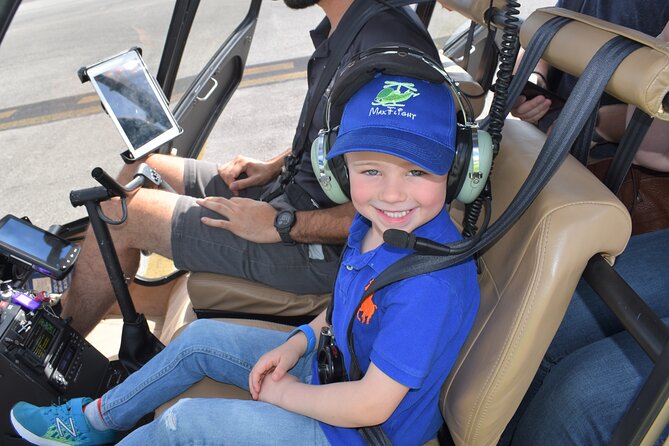 Day 16 miles Private Helicopter Tour over Fun Spot - A good fit for families, couples, and first-time flyers