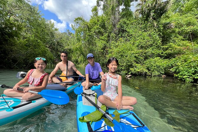Florida paddle excursions - Paddling the clear water of the Emerald Cut