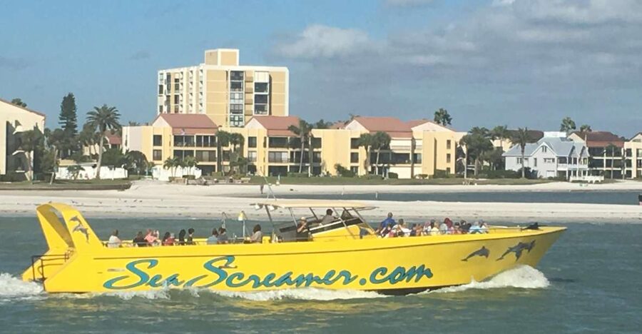From Orlando: Day Trip to Clearwater with Sea Screamer Ride - Clearwater Beach, with time to slow down