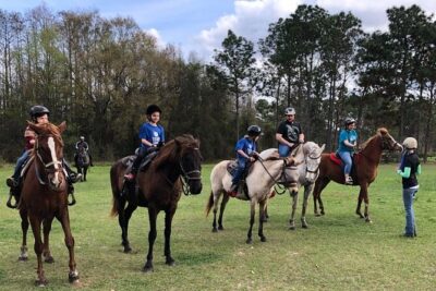 Horseback Ride on Scenic Lake Louisa Trails