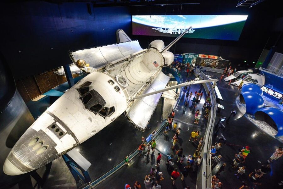 Kennedy Space Center Day Trip with Chat with an Astronaut - Rockets, IMAX, and space ice cream