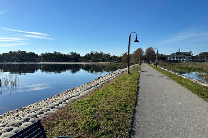 Kissimmee and St. Cloud Beach Tour on All Electric Trike (4 hrs.) - Lunch by the splash pad at Crabby Bill’s