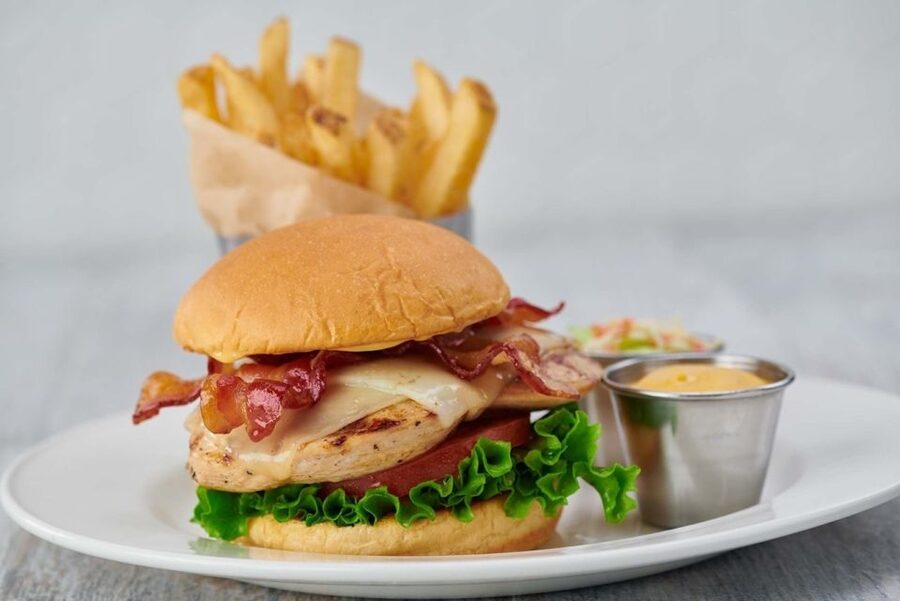 Meal at Hard Rock Cafe Orlando at Universal CityWalk - The memorabilia is part of the meal