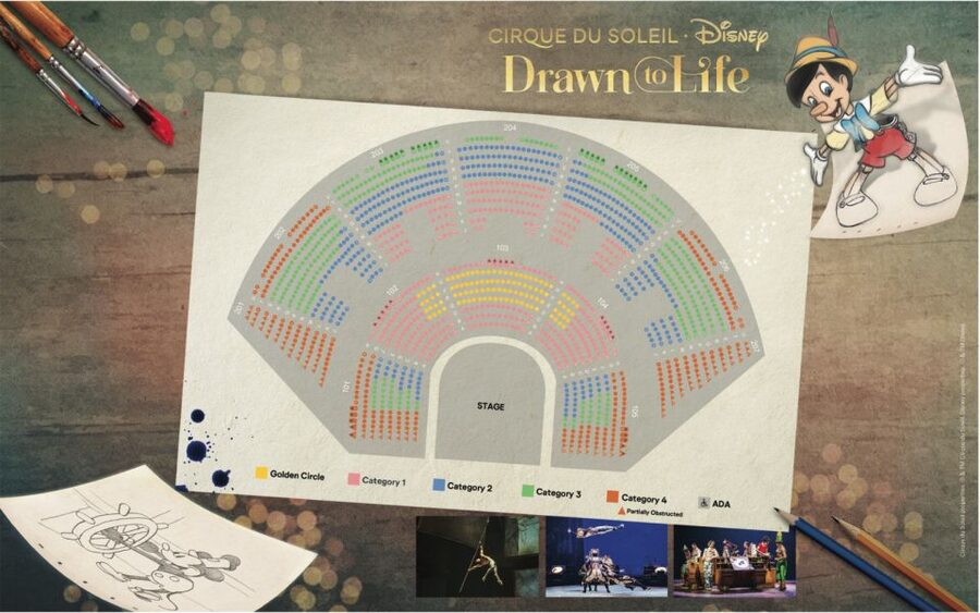 Orlando: "Drawn to Life" Cirque du Soleil Ticket - Disney Springs adds value, but not free logistics