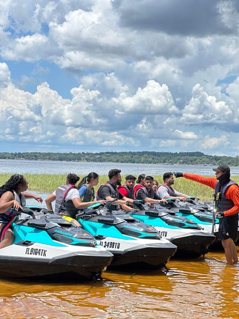 Orlando: Jet Ski Experiences - The jet skis and the first safety briefing