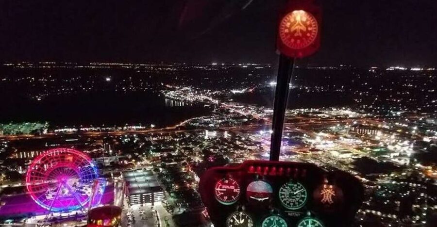 Orlando: Theme Parks After-Hours Private Helicopter Flight - ICON Park, Volcano Bay, and Universal’s parks