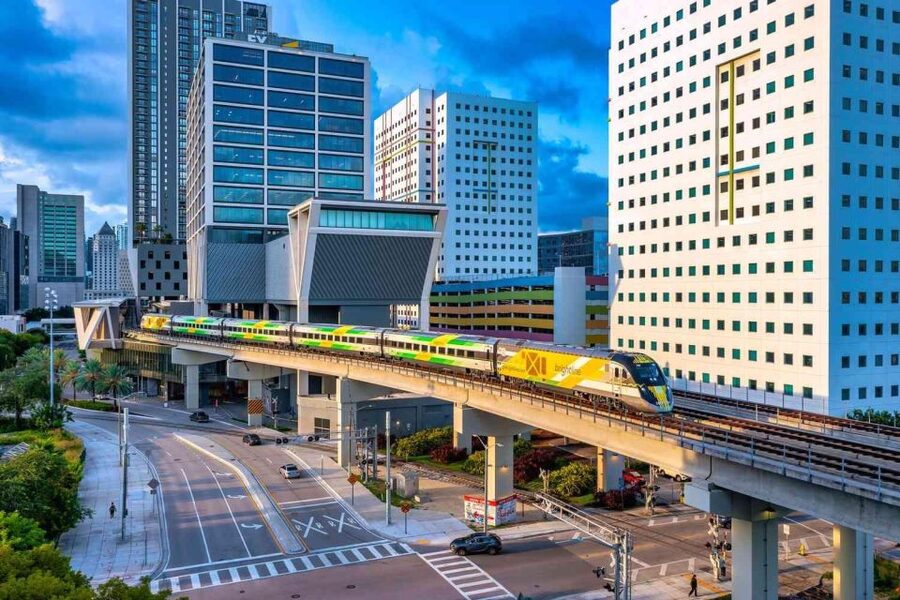 Orlando: Train Transfer to Miami - The ride from Orlando to Miami