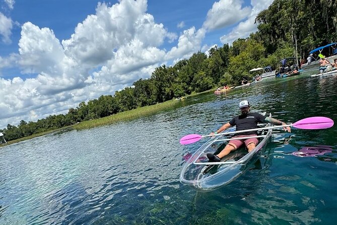 Private Crystal Clear 2 HR Kayak/Paddle Rental on Rainbow River - Choosing between a clear kayak and a ROC paddle board