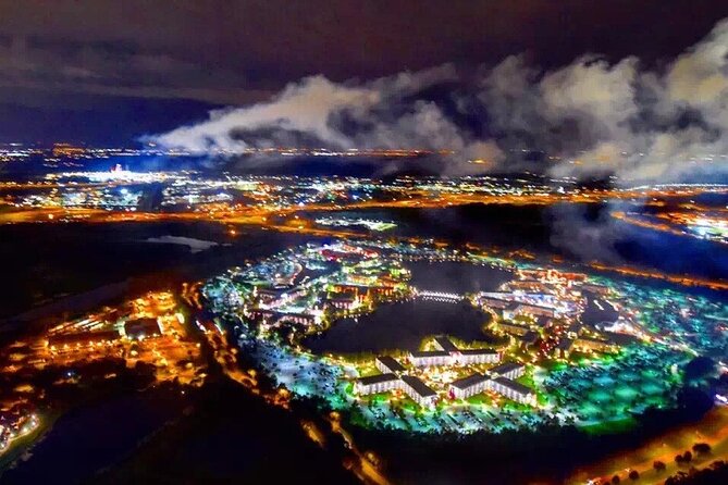 Private Helicopter 77 Miles Fireworks Tour over all Theme Parks - Seeing Orlando’s parks from a private helicopter