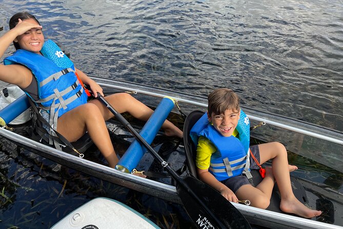 Silver Springs Clear Kayak Manatee, Monkey & Wildlife Adventures - Choosing between a clear kayak, regular kayak, and paddleboard