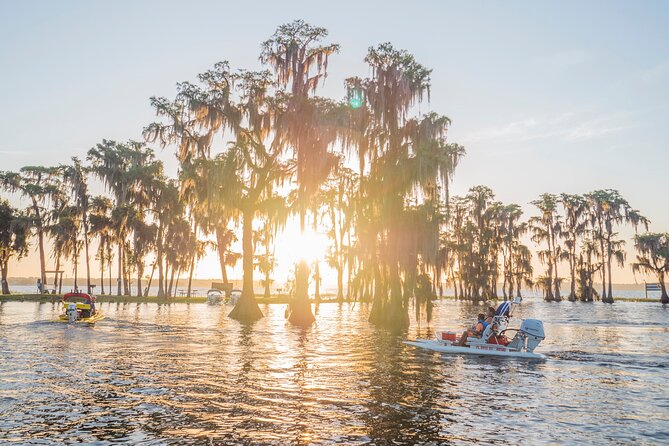 Tour of Lakes Escape by Personal Catamaran - From quiet channels to open-water speed
